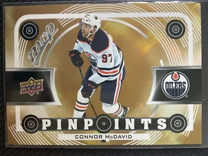 Connor McDavid 2022-23 Upper Deck MVP Pinpoints Gold Insert Card #PP-25 - Picture 1 of 1