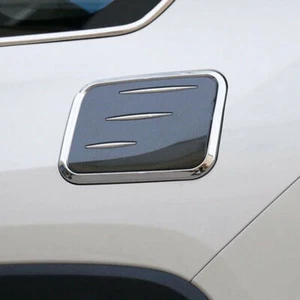 For Toyota RAV4 2019-2023 Chrome + Carbon Fiber Fuel Gas Tank Cap Cover Trim - Bild 1 von 5