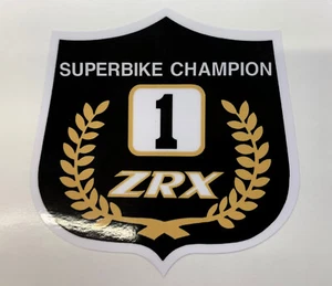 Pegatina ZRX 1100 Eddie Lawson Superbike Champion -NEGRO- - Imagen 1 de 1