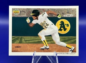 1992 Oberdeck Sammlerwahl Rickey Henderson CL #90 HOF Oakland A's - Bild 1 von 2