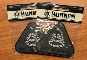 2x Don't Tread On Me maxpediton pvc moral parche swat color - Imagen 1 de 2