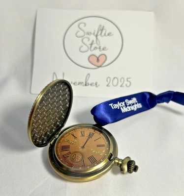 Taylor Swift Midnights Exile Pocket Watch Xmas Ornament - BRAND NEW & IN HAND - Image 1 of 4