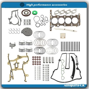 1.4L Engine Rebuild - Gasket Piston Bearing Timing Chain Set For Buick Chevrolet - Foto 1 di 18