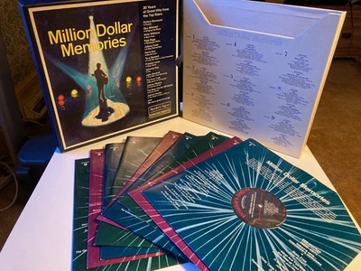 Million Dollar Memories 9-Record Boxed Set Vinyl Album Readers Digest 40s-70s - Image 1 of 3