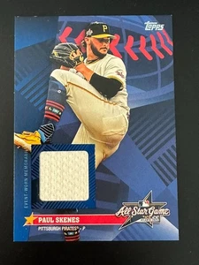 2025 Topps Update PAUL SKENES All Star Stiches Relic AS-PS PIRATES - Bild 1 von 2