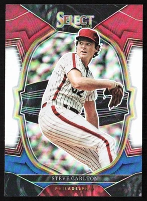 Select 2023 rojo blanco azul Prizms Steve Carlton Philadelphia Phillies #95 Foto 1 de 2