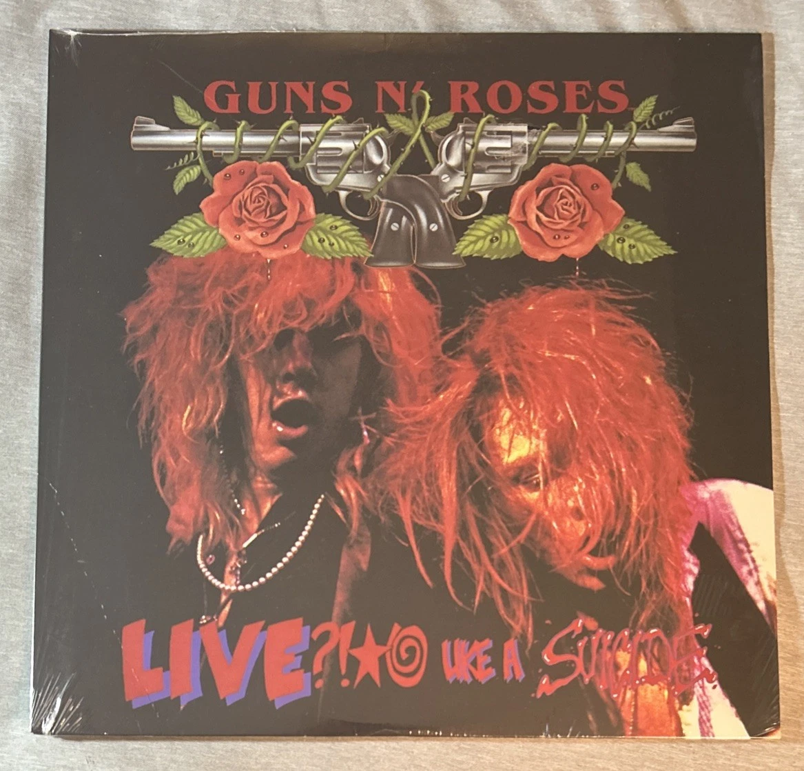 NEW GUNS N' ROSES LIVE LIKE A SUICIDE 2018 Re-Issue UZI/GEFFEN