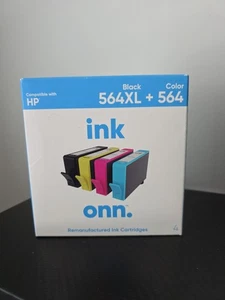 onn. 564XL Black and 564 Tri-color Ink Cartridges for HP- EXP 09/2024 - Picture 1 of 2