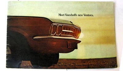 VAUXHALL VENTORA LF Car Sales Brochure 1968 #V1823/2/68 - Image 1 of 4