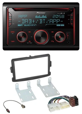 Pioneer 2DIN DAB MP3 Bluetooth USB CD Autoradio für Dacia Dokker Duster Lodgy Lo - Bild 1 von 4