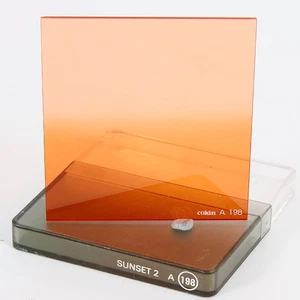 COKIN A198 SUNSET 2  Sq. FILTER 67 x 72mm For A SERIES HOLDERS #AD584 - Picture 1 of 1