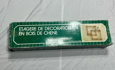 Vintage Knick Knack Oak Shelf NIB Cottagecore Country Folk Art 80’s - image 1 of 4