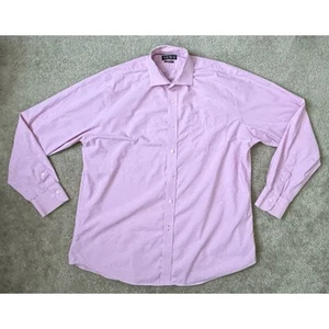Polo Ralph Lauren Pink Long Sleeve Dress Shirt Rare Men Size 17 1/2 x 36/37 XXL - Picture 1 of 9