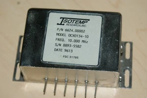 Isotemp 10 MHz Ovenized 10 MHz Oscillator OCXO 134-10 12 VDC Sine Wave Output - Picture 1 of 6