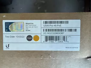 Ubiquiti Networks USW-PRO-48-POE 48 Port Rack Mountable Ethernet Switch NIB - Picture 1 of 3