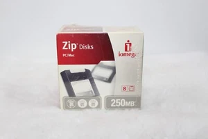 Zip disk Lot Iomega 250MB 8 Zip Disks 100MB Fujifilm 4 pack iomega 250MB 6 pack - Afbeelding 1 van 10
