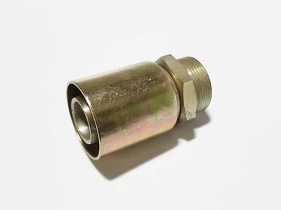 Weatherhead 20U-E80 1 1/4 Hose x 1 1/4 For-Seal Male Pipe Rigid Crimp Fitting - Image 1 of 4