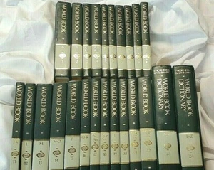 1990 REFERENCE RESEARCH GUIDE 1-24 THE WORLD BOOK ENCYCLOPEDIA DICTIONARY SET - Picture 1 of 12