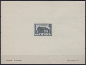 Argentina Sc415 Helio Vaugirard Stamp Printer's Sample 1951, Cathedral - Picture 1 of 1
