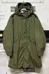 GENUINE VERY RARE US ARMY M-51 M-1951 FISHTAIL PARKA SUPER EX COND !!!!! SMALL - Picture 1 of 7