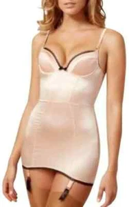 AGENT PROVOCATEUR RARE SEXY NUDE FELINDA SUSPENDER SLIP AP 3 MEDIUM UK 10  BNWT - Picture 1 of 4