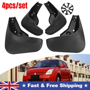 OEM Front & Rear Splash Guards Mud Flaps Fender FOR 2005-2016 Suzuki Swift NEW - Picture 1 of 11