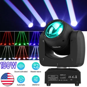 Luz principal móvil LED 150W haz RGBW DMX foco DJ discoteca club escenario iluminación - Imagen 1 de 11