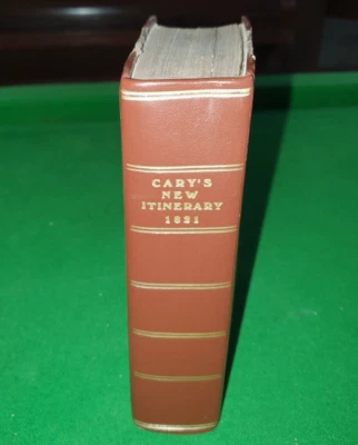 1821 CARY'S NEW ITINERARY OF THE GREAT ROADS OF ENGLAND & WALES 8 MAPS * - Image 1 of 4