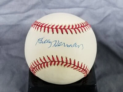 Billy Herman Autographed NL Baseball Bill White JSA Authentic - Image 1 of 4