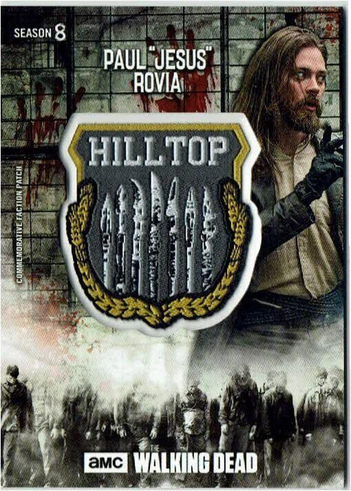 Walking Dead Season 8 Manufactured Faction Patch Relic PR-HPJ Paul Jesus Rovia - Image 1 of 1