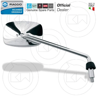 SPECCHIO SPECCHIETTO DESTRO DX ORIGINALE PIAGGIO BEVERLY 500 2005 2006 - Immagine 1 di 2