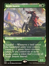 MTG Zendikar Rising 308/280 Showcase Scute Swarm Near Mint