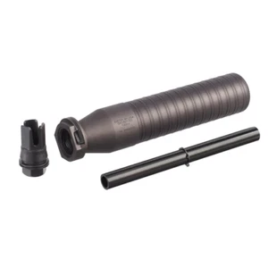 Airsoft Artisan DUMMY SILENCER 762Ti MCX style con spegnifiamma 3 POINT BLACK - Imagen 1 de 1