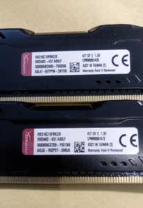 Kingston HYPERX 8GB 2x4GB 1600MHZ HX316C10FBK2/8 DIMM CL10 GAMING RAM - Bild 1 von 2