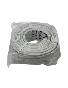 Insignia 100ft Landline Phone Cord RJ11 Connector White NS-TPLC1002 - Zdjęcie 1 z 4
