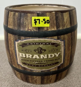 BRANDY Barrel Pot 12cm X 13 cm - Picture 1 of 1
