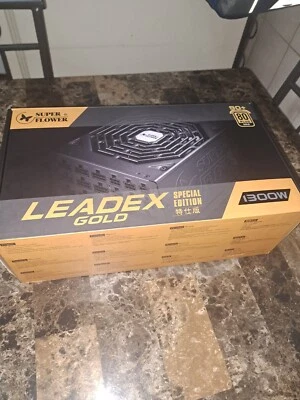 Super Flower Leadex PSU Gold Special Edition 1300W 80+ Gold SF-1300F14MG - NEW - Image 1 of 2