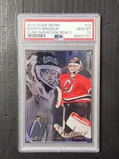 2012 FLEER RETRO FLAIR SHOWCASE ROW 2 MARTIN BRODEUR PSA 10 66497767 
