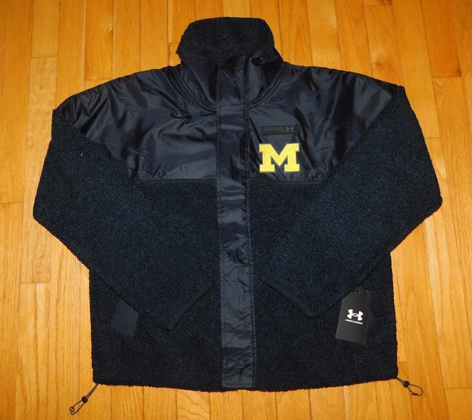 Michigan Wolverines Under Armour Mission Boucle Jacket/Swacket Ladies NWT - Image 1 of 1