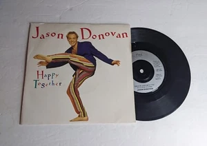 Jason Donovan Happy Together Year 1991 Vinyl Record Single France Pressing - Picture 1 of 13