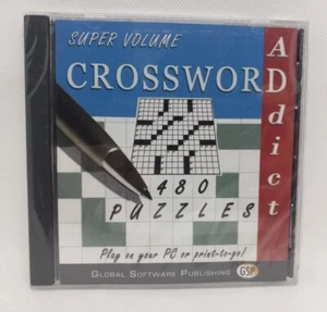 Crossword Addict Super Volume PC Game * Windows 98/ME/2000/XP * New & Sealed - Picture 1 of 2