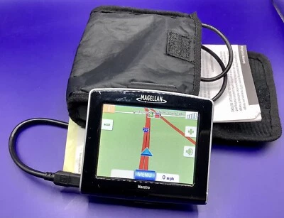 Magellan Maestro 3225 GPS Works w/Book, USB & Lighter Charger Cords Bundle - Image 1 of 4