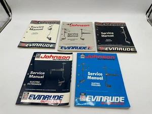 5 Johnson Evinrude Outboards Electric Trolling Motors Service Manual 86-90, 92’ - Picture 1 of 10