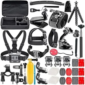 Kit Accessoires Caméra d'Action 50 en 1 pour GoPro Hero 12 11 10 9 DJI OSMO 4 3 2 - Photo 1 sur 8