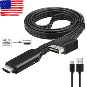 3.3-FT for Sony Playstation 1/2 PS1/PS2 to HDMI Adapter USB Input Port Converter - Picture 1 of 20