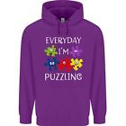 Every Day I'm Puzzling Autism Autistic ASD Childrens Kids Hoodie