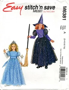 Easy Stitch 'n Save McCall's Sewing Pattern M6381 Girls Costume Size 3-8 - Picture 1 of 2