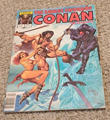 Vintage Conan The Barbarian Magazine Vol. 1 No. 104 September 1984  - Image 1 of 4