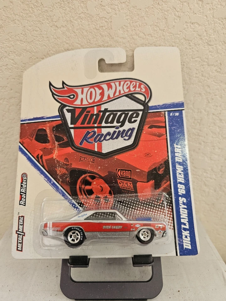 Hot Wheels Vintage Racing Dick Landy's '68 Hemi Dart Real Rider P39 - Image 1 of 1