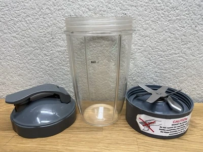 NutriBullet Magic Bullet Genuine Replacement Blade Cup And Flip Lid - Image 1 of 4
